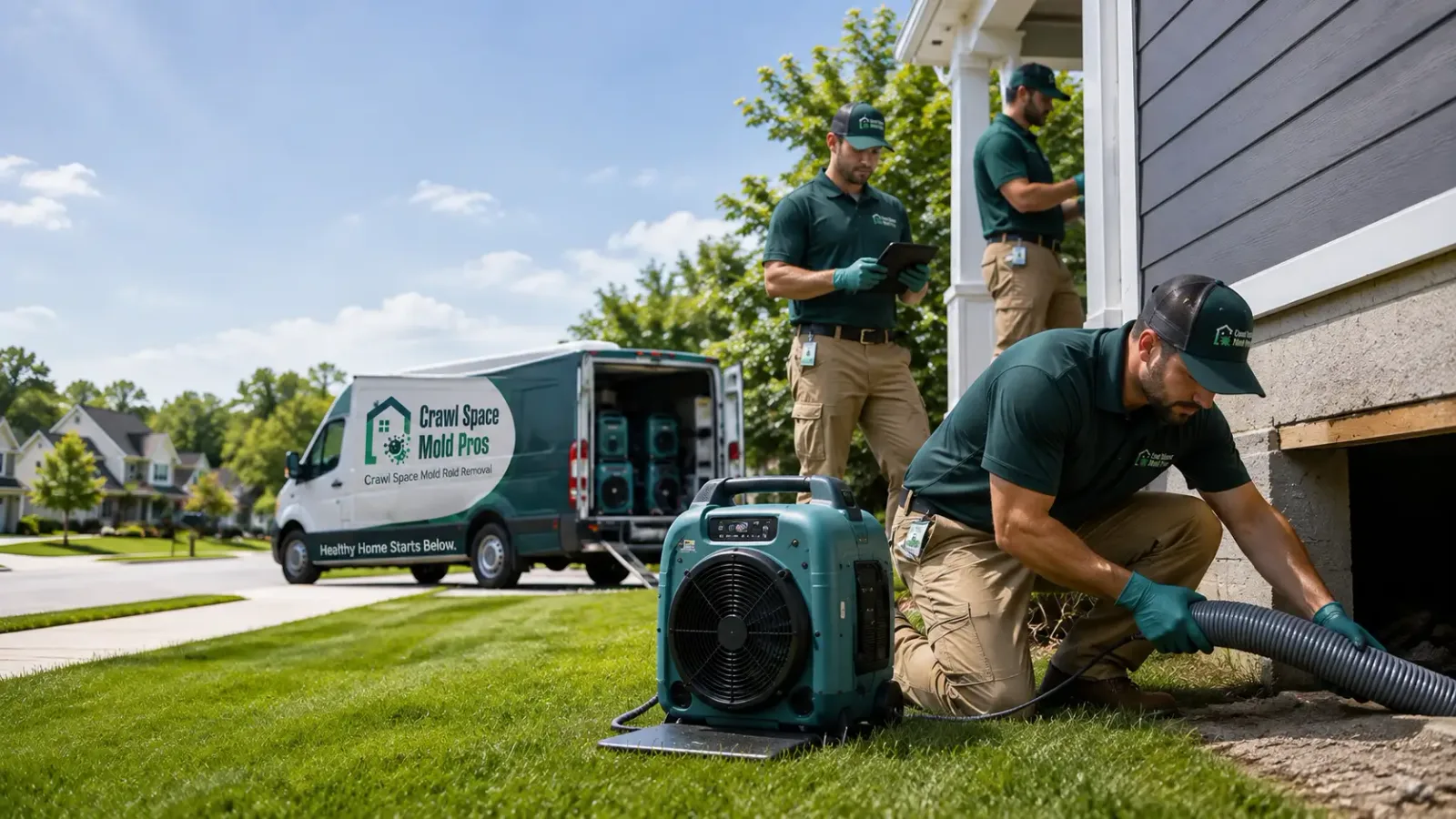 Crawl Space Mold Removal in San Mateo, CA
